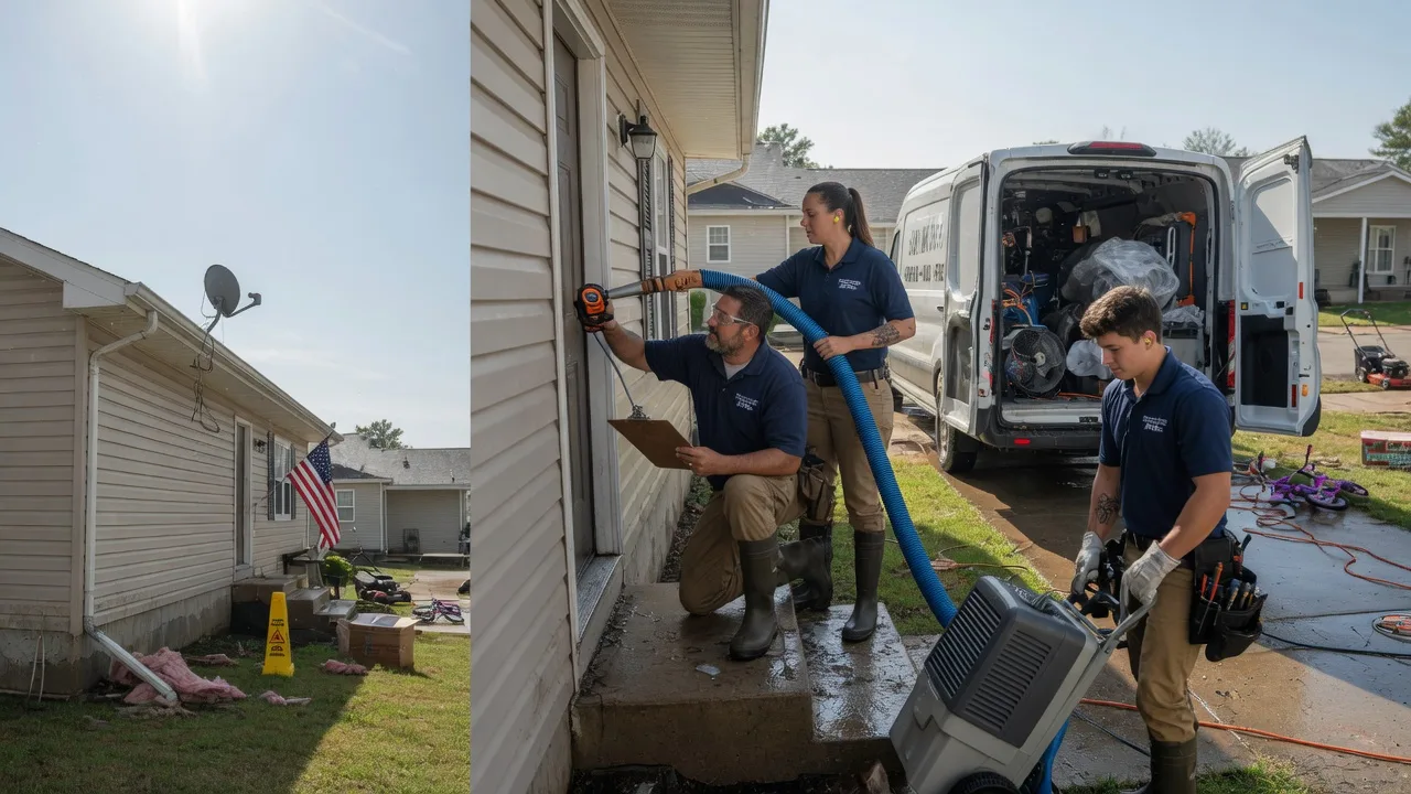 Ceiling Water Damage Restoration in Templeton, IA near me